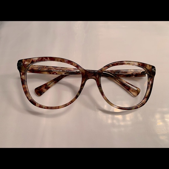 Coach Prescription Glasses or Sunglasses in Confetti Light Brown - Picture 2 of 12